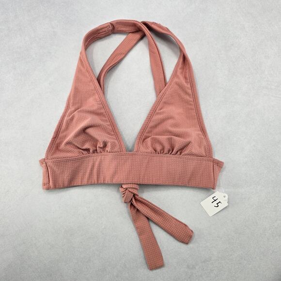 Xhilaration Pink Crisscross Tie Sports Bra Bikini Bralette Swim Top S Small - Picture 1 of 8